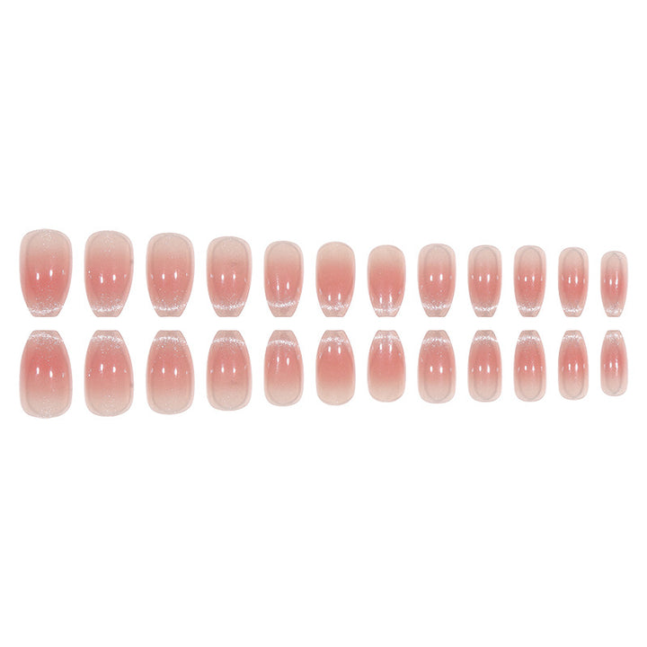 Elegant Glossy Gel Press-On Nails Bowlift