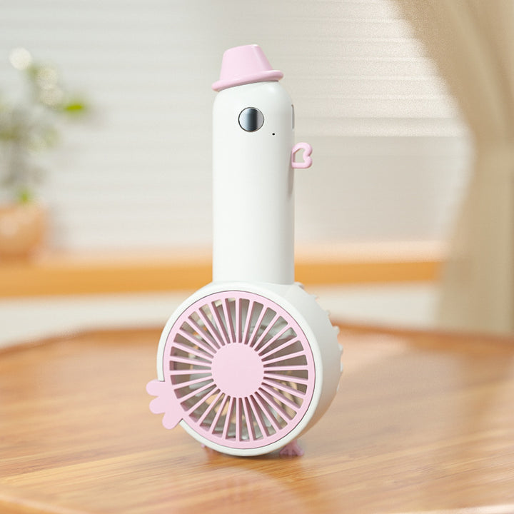 Unisex Portable Animal Design Mini Fan Bowlift