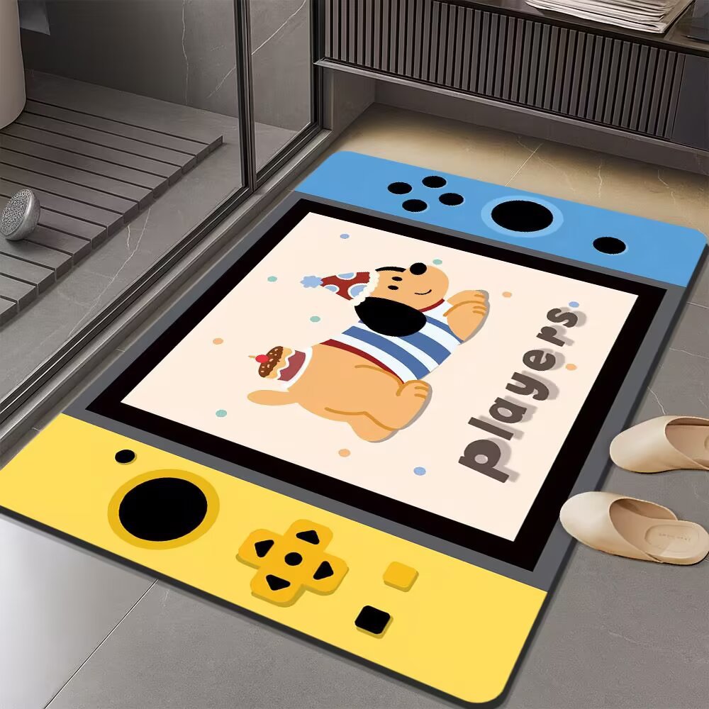 Gaming-Themed Bath Mat Bowlift