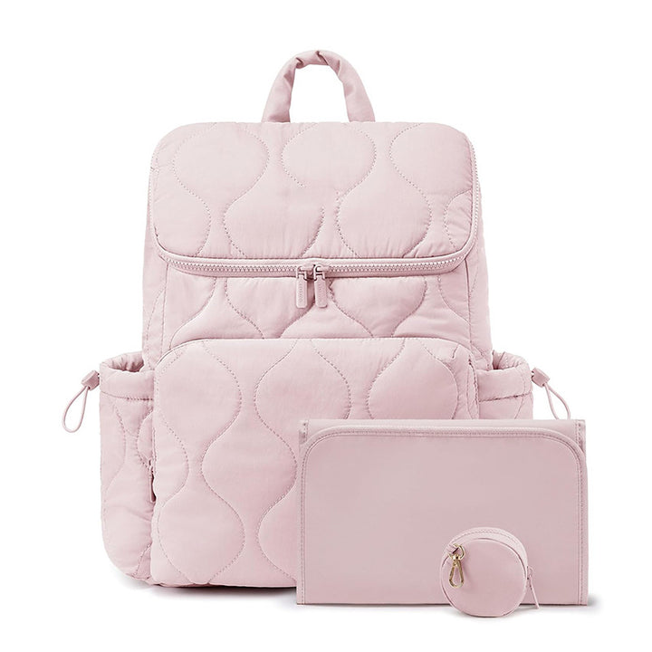 Quilted Multi-Compartment Day Backpack Bowlift