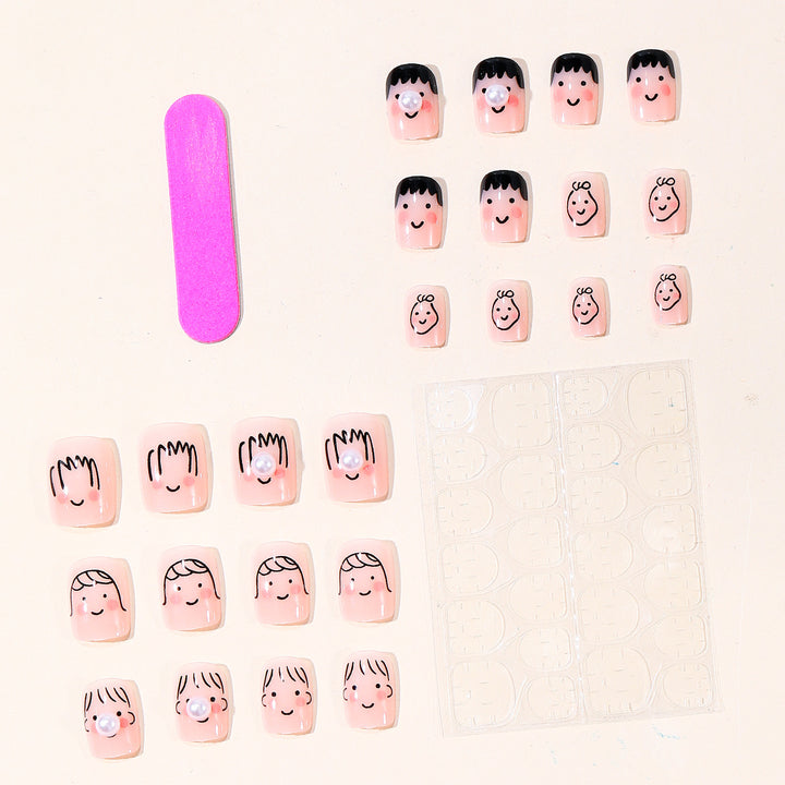 Whimsical Character Nail Art Bowlift