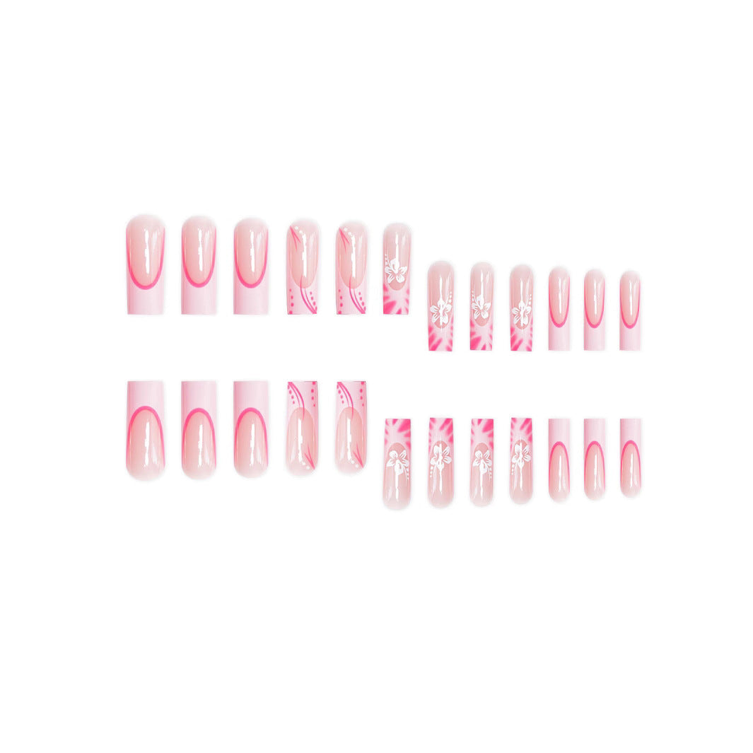 Artistic Press-On Nail Art Enhancements Bowlift