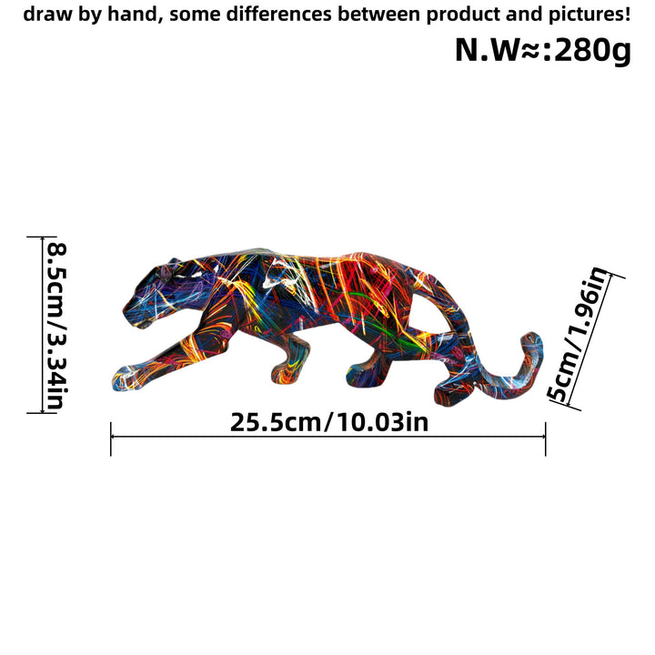 Decorative Panther Sculpture Bowlift