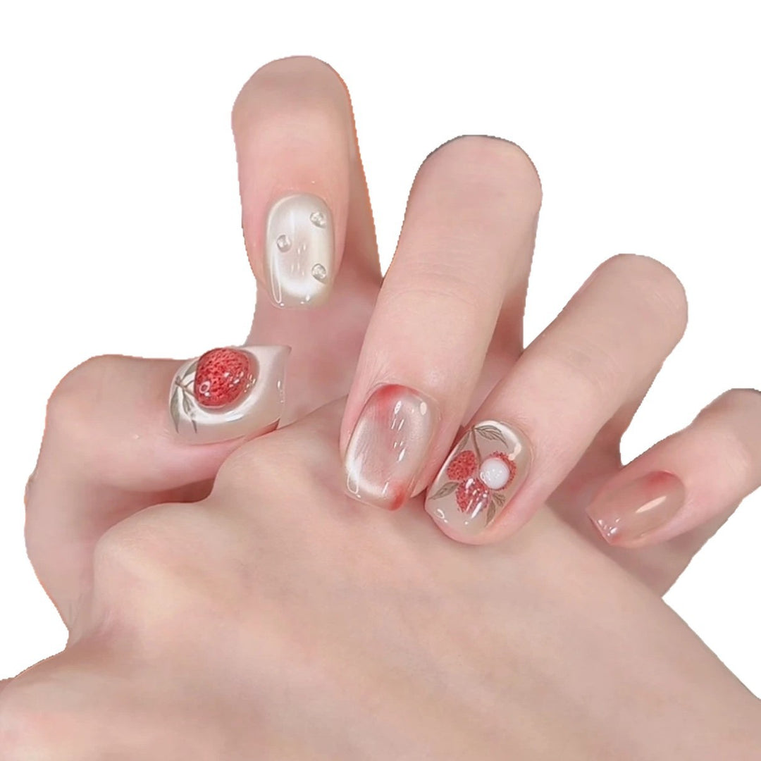 Artistic Floral Nail Design Bowlift