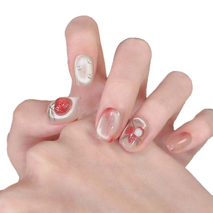 Artistic Floral Nail Design Bowlift