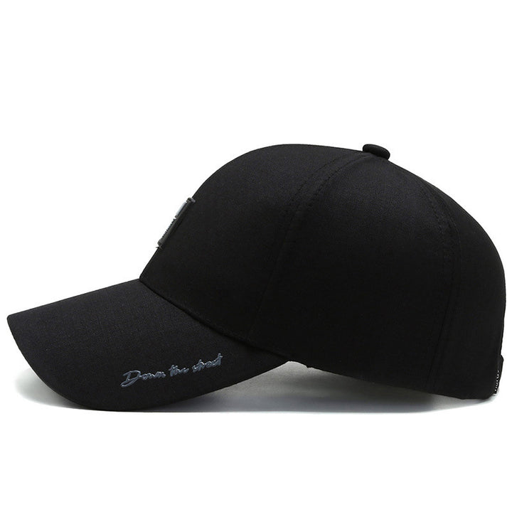 Men's Structured Denim Baseball Cap Bowlift