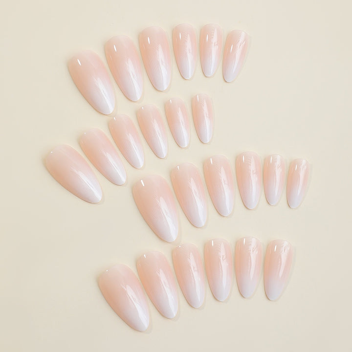 Acrylic nail set with elegant ombre effect Bowlift