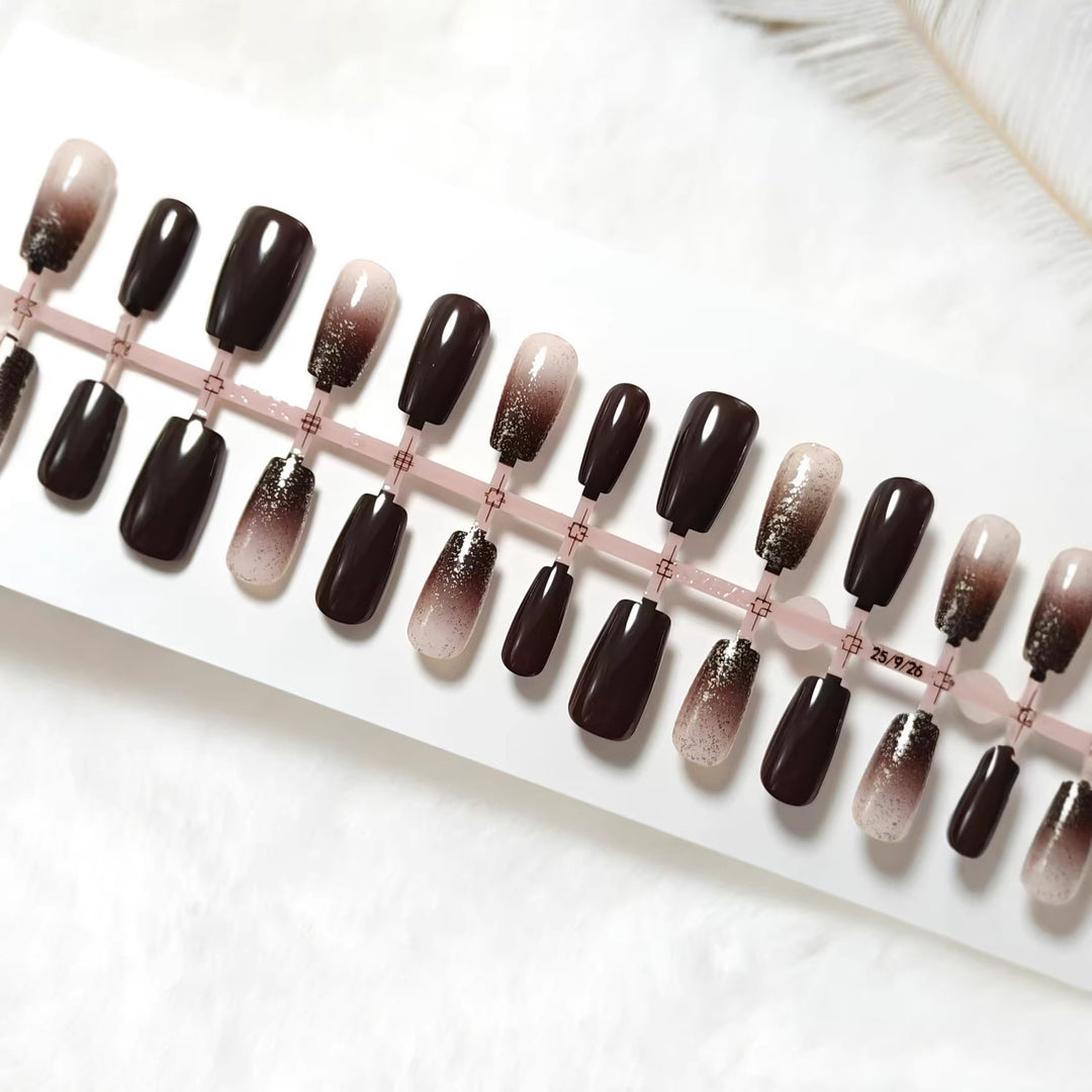 Artificial Nails in Elegant Ombre Design Bowlift 1787298929
