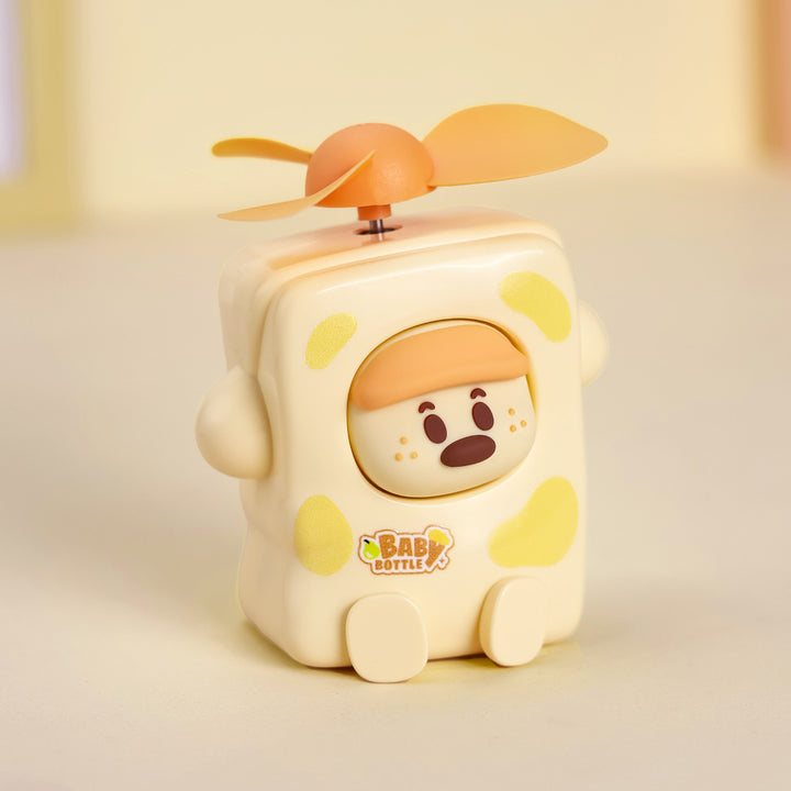 Women's portable mini fan in interactive animal design Bowlift