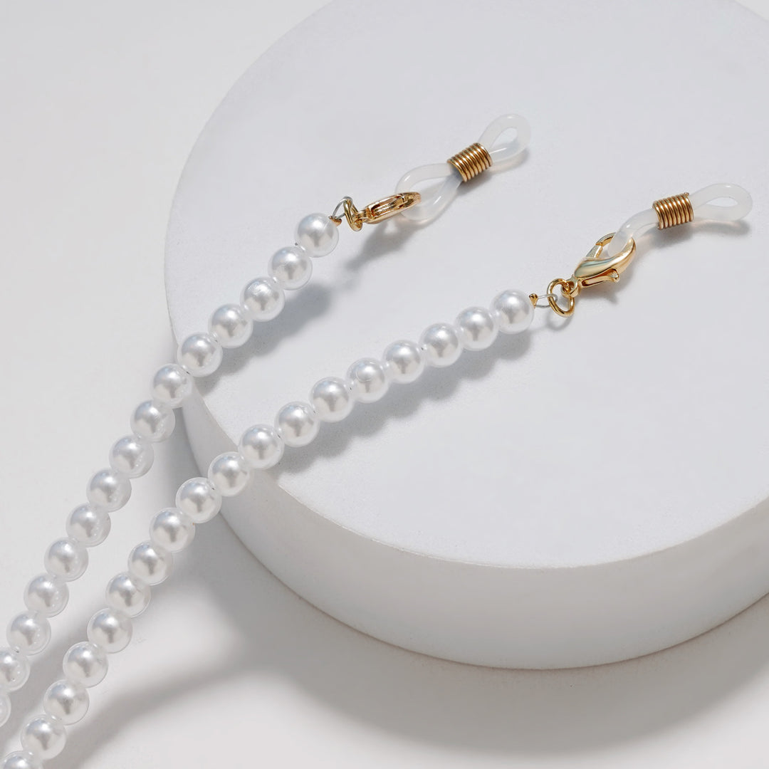 Elegant Pearl Glasses Chain Bowlift