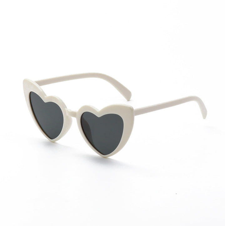 Heart-Shaped Retro Sunglasses Bowlift
