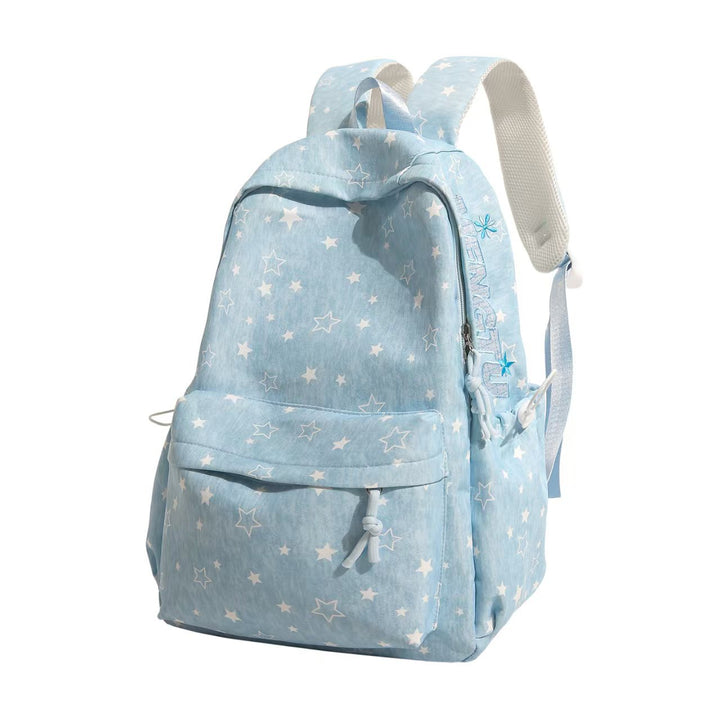 Lightweight Star-Embellished Everyday Backpack Bowlift