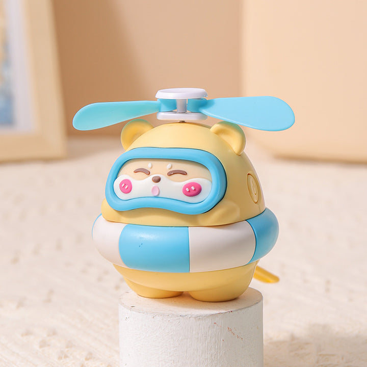 Unisex Portable Mini Fan in Fun Panda Design Bowlift