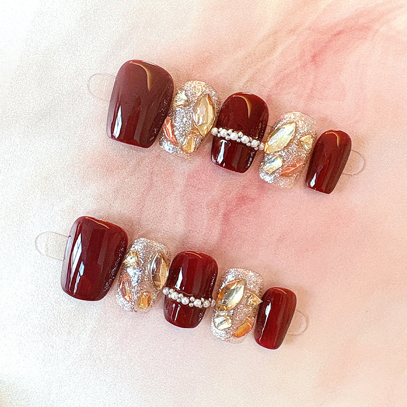Premium French Tip Press-On Nails Bowlift