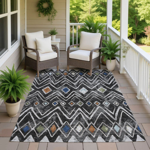 Geometric Pattern Outdoor Area Rug