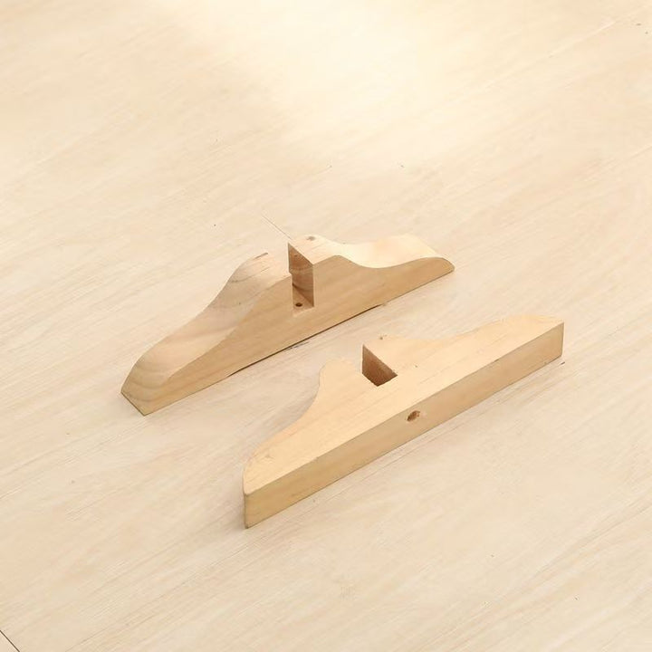Wood shoe supports Bowlift