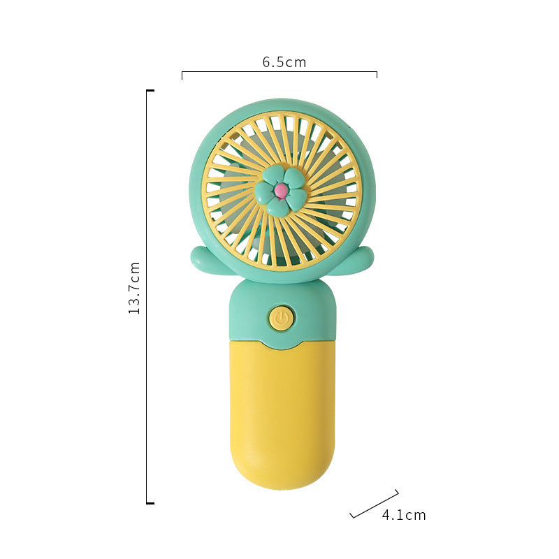 Ladies portable hand fan with creative flower design Bowlift