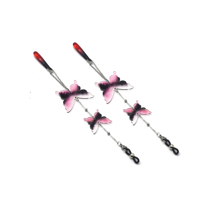 Artistic Butterfly Eyewear Chain Bowlift