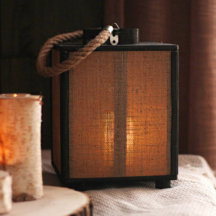 Rustic Table Lamp Bowlift