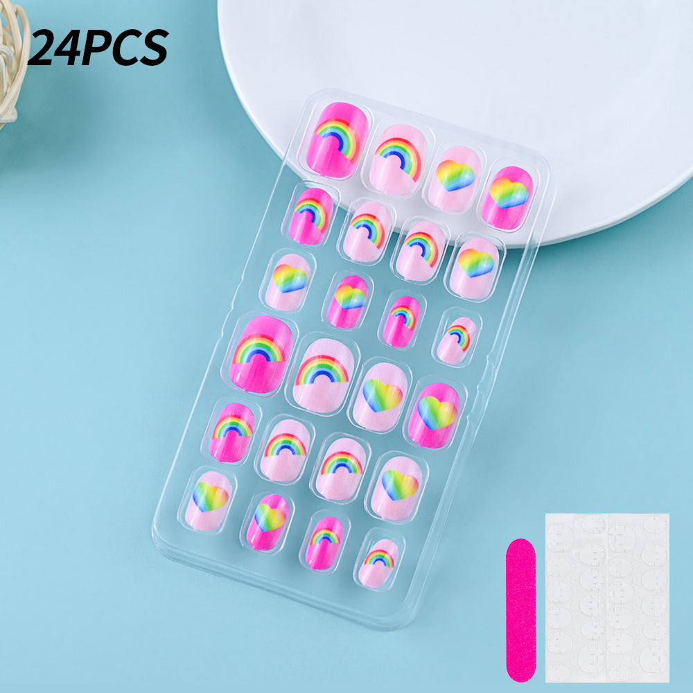 Themed Summer Beach Nail Art Press-On Nails Bowlift
