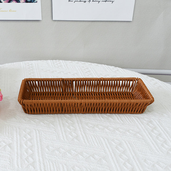 Rectangular Handwoven Storage Tray Bowlift