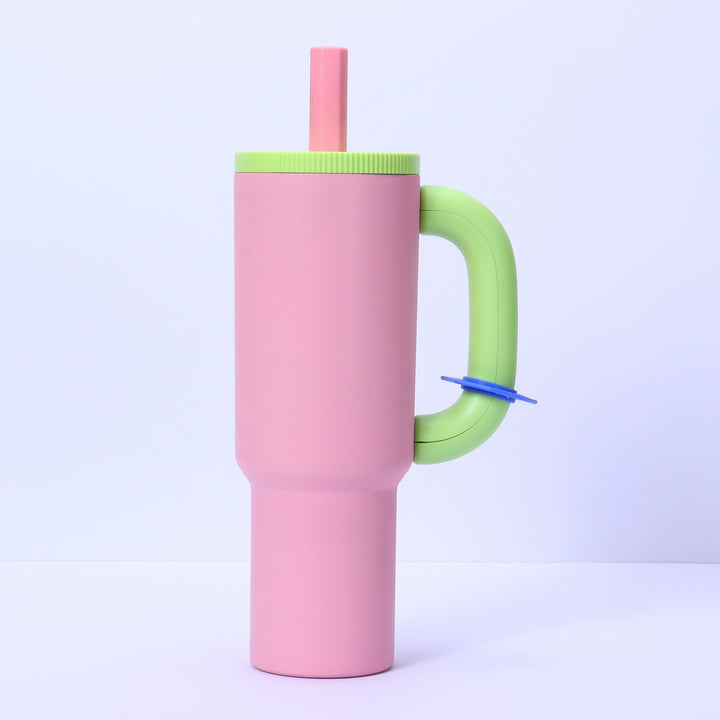 Women High-Quality Insulated Cup with Practical Straw Bowlift