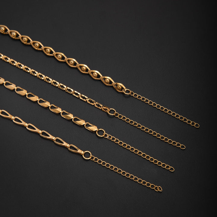 Adjustable Contemporary Link Bracelet Bowlift