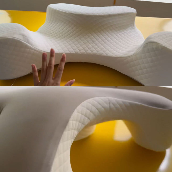 Ergonomic multifunctional pillow with adaptability Bowlift