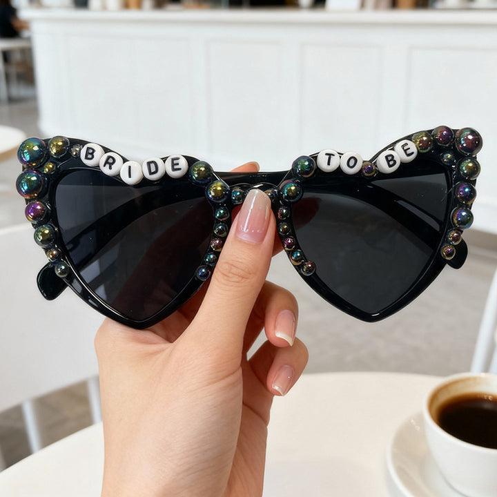 Bridal Cat Eye Party Sunglasses Bowlift