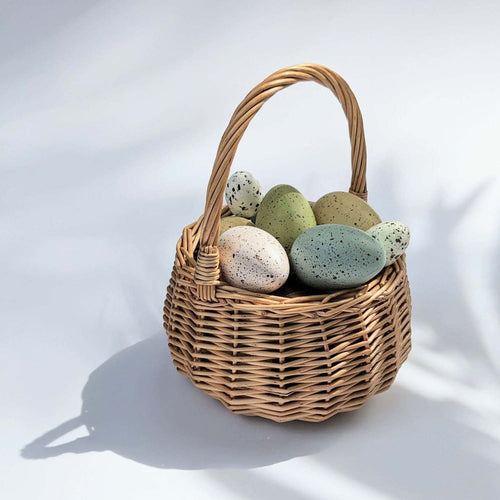 Handcrafted Woven Storage Basket Bowlift