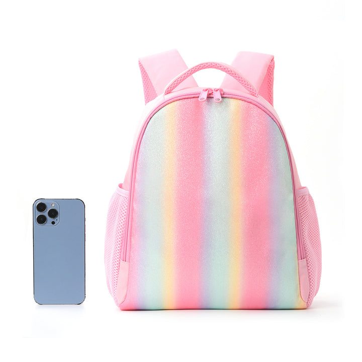 Glittering backpack with rainbow design Bowlift