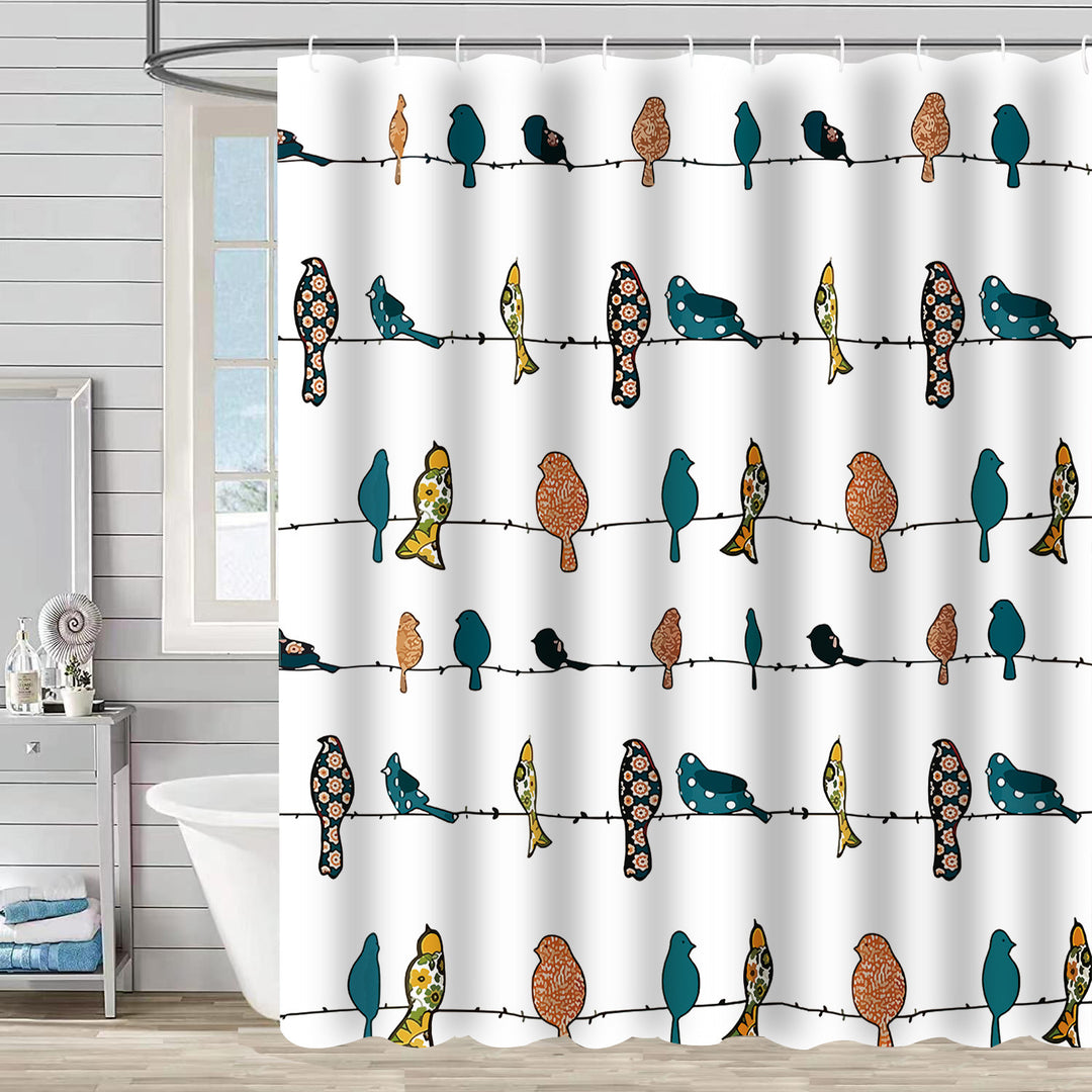 Nature-Inspired Shower Curtain Bowlift