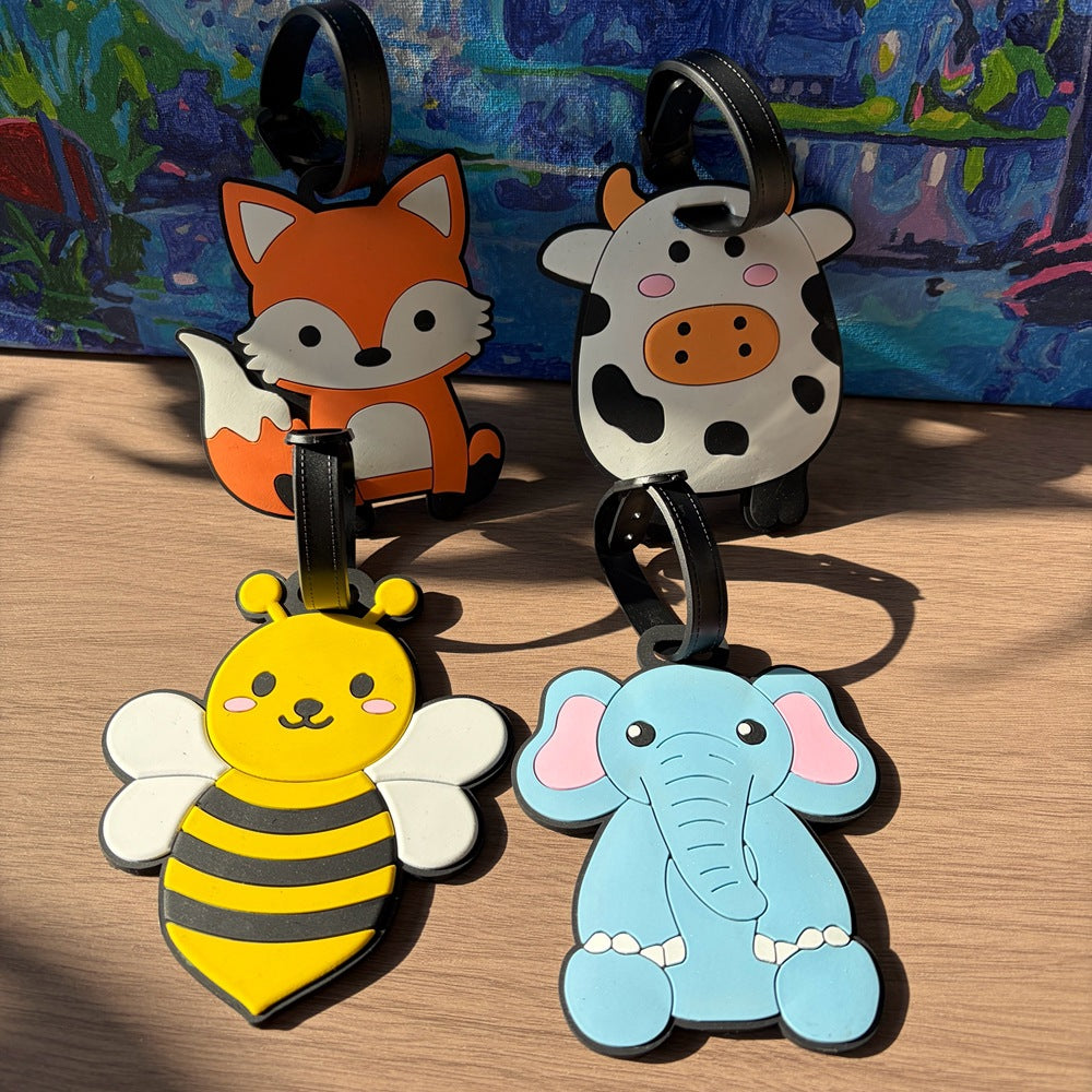 Cow-Shaped Luggage Tag Bowlift