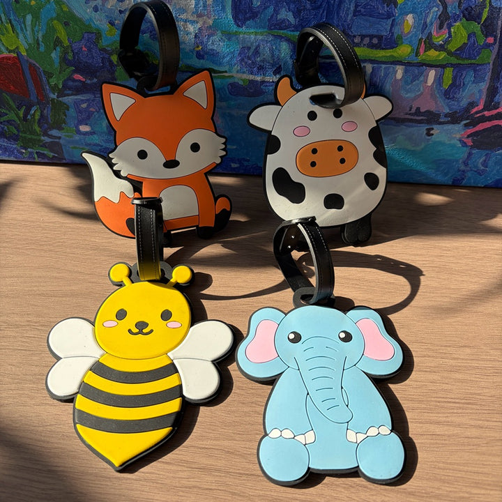 Cow-Shaped Luggage Tag Bowlift