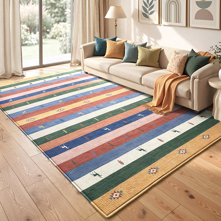 Playful Animal-Themed Area Rug Bowlift