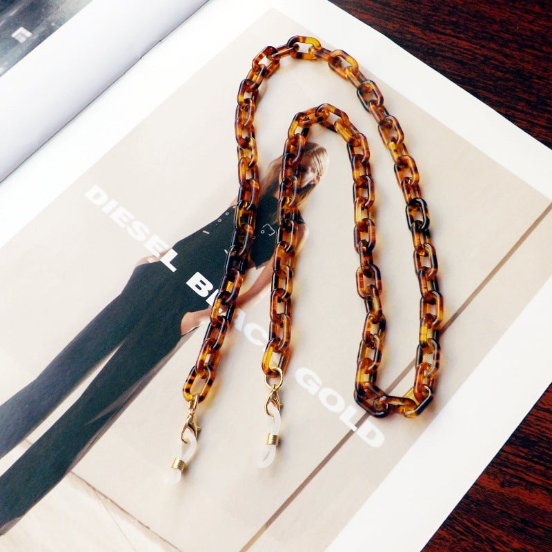 Fashionable Glasses Chain Made of High-Quality Plastic Bowlift