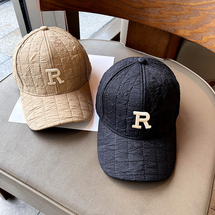 Women's Contemporary Textured Design Baseball Cap Bowlift
