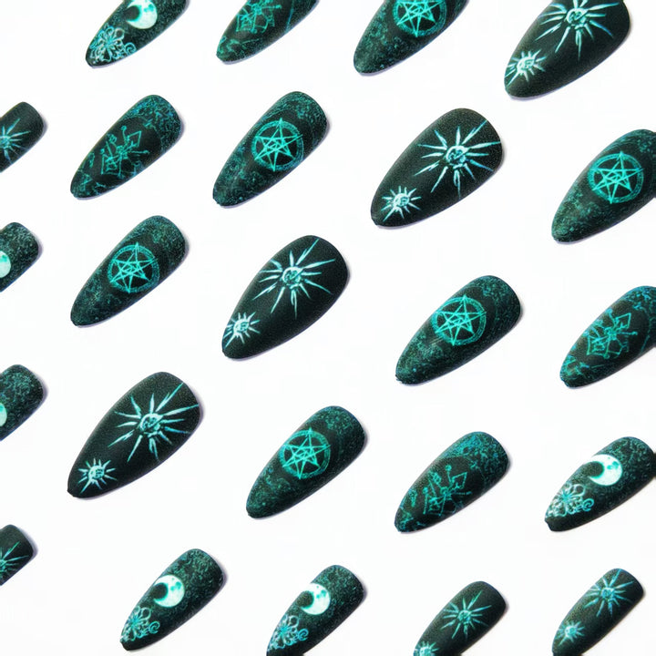 Mystical Patterned Nail Art Bowlift