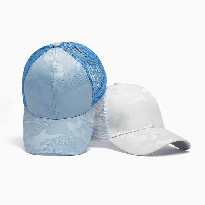 Unisex Breathable Camouflage Baseball Cap Bowlift