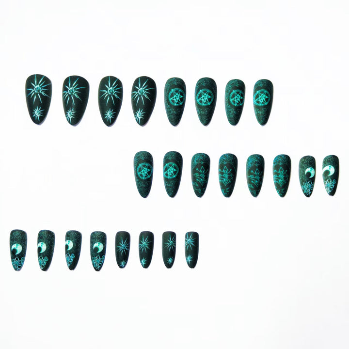 Mystical Patterned Nail Art Bowlift