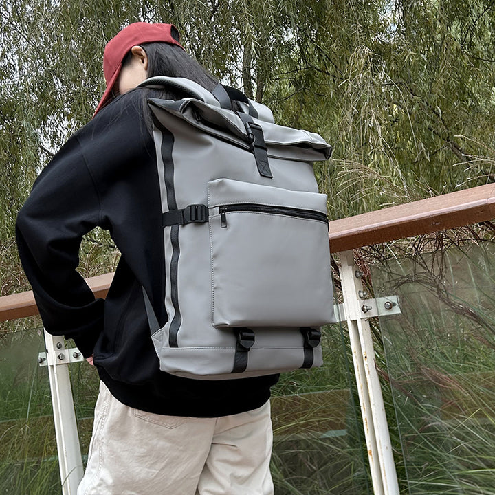 Stylish Rolltop Backpack Bowlift