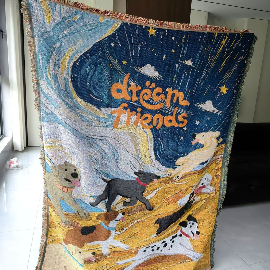 Decorative Pet-Themed  Throw Blanket