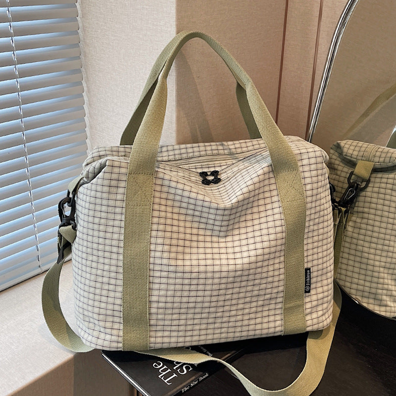 Checkered Travel Duffle