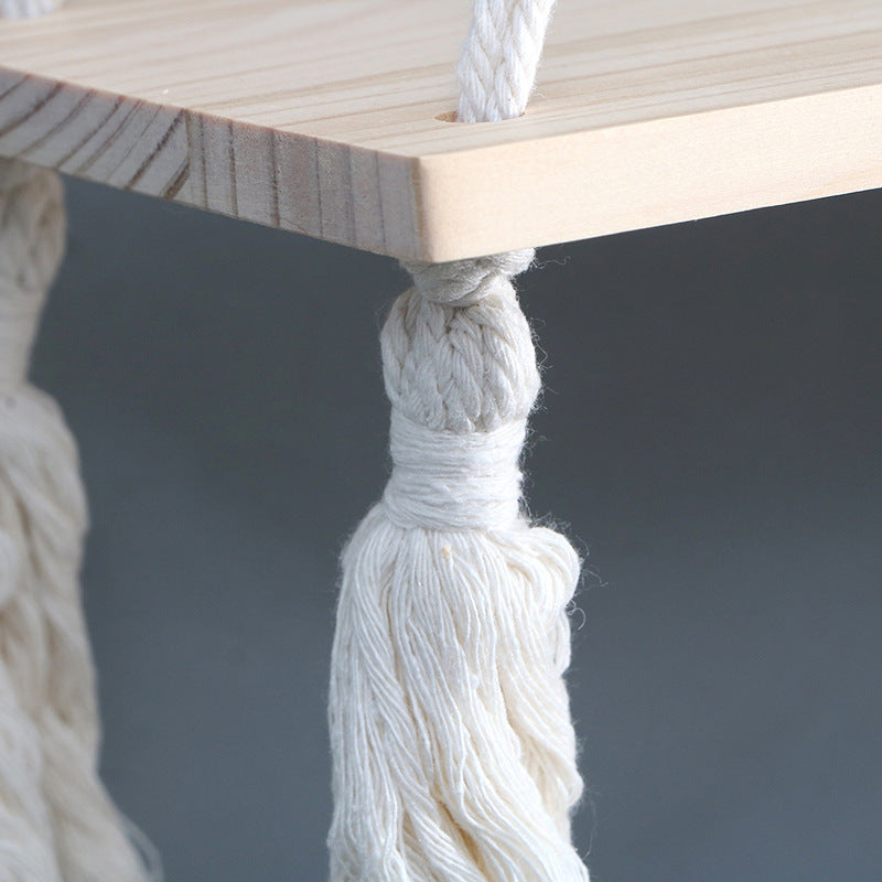 Hanging Wooden Shelf Bowlift