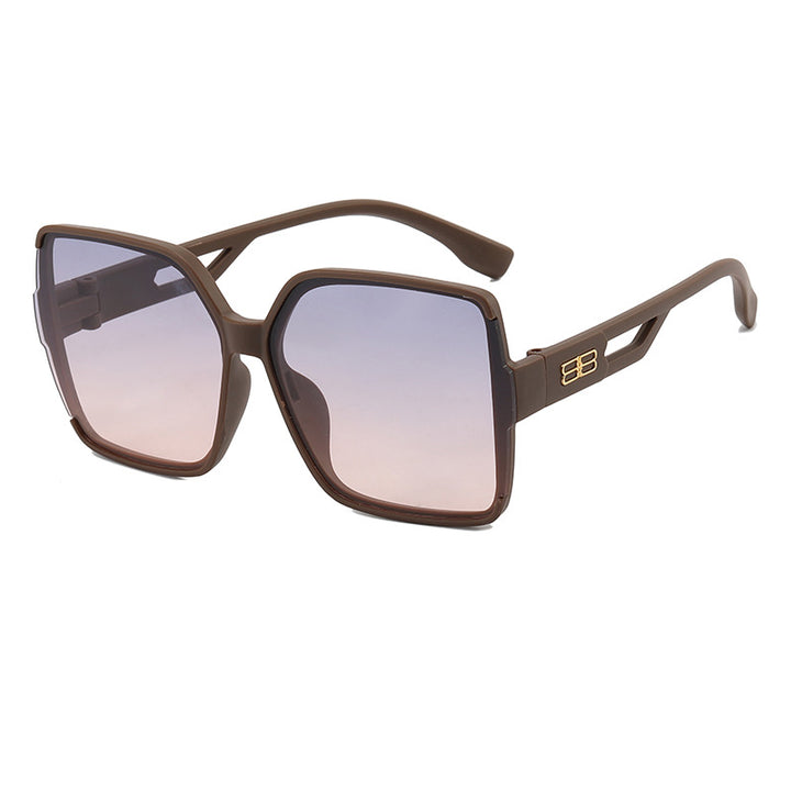 Ladies Oversized Sunglasses with striking angular design Bowlift