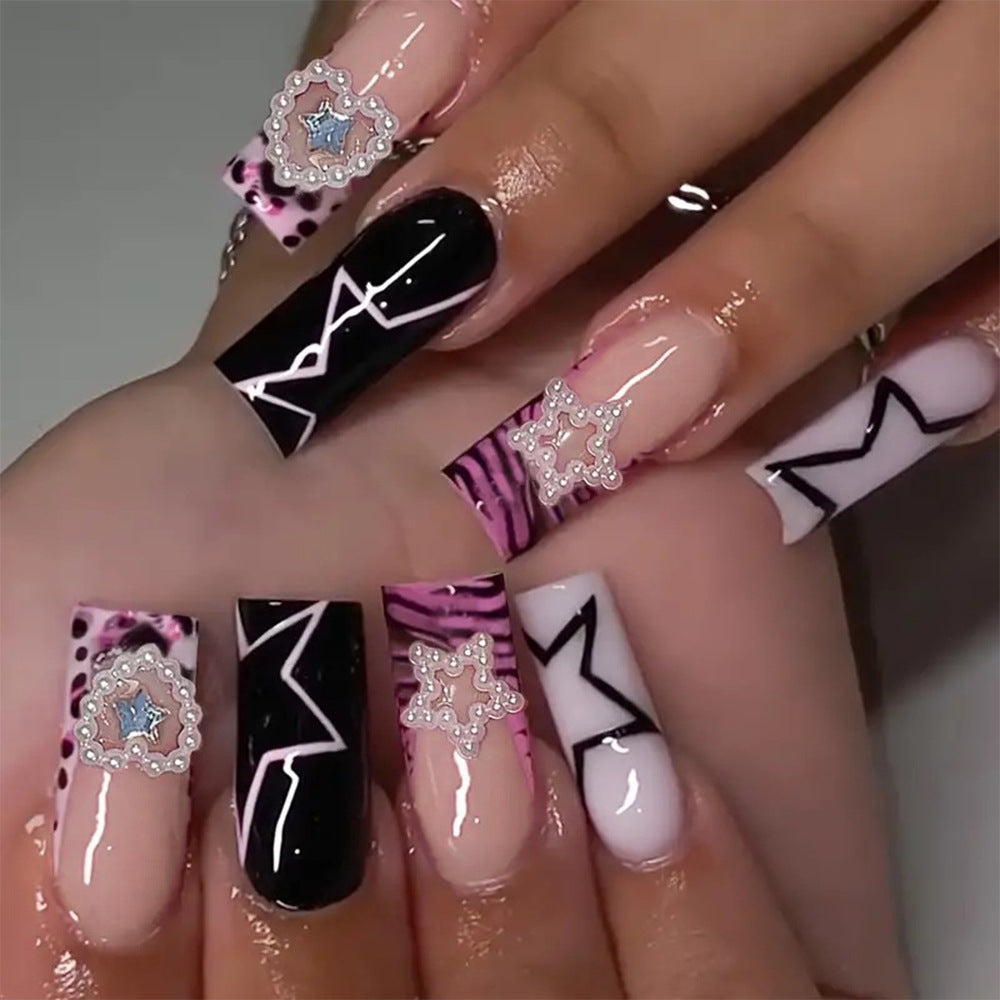 Artistic Themed Press-On Nails Bowlift