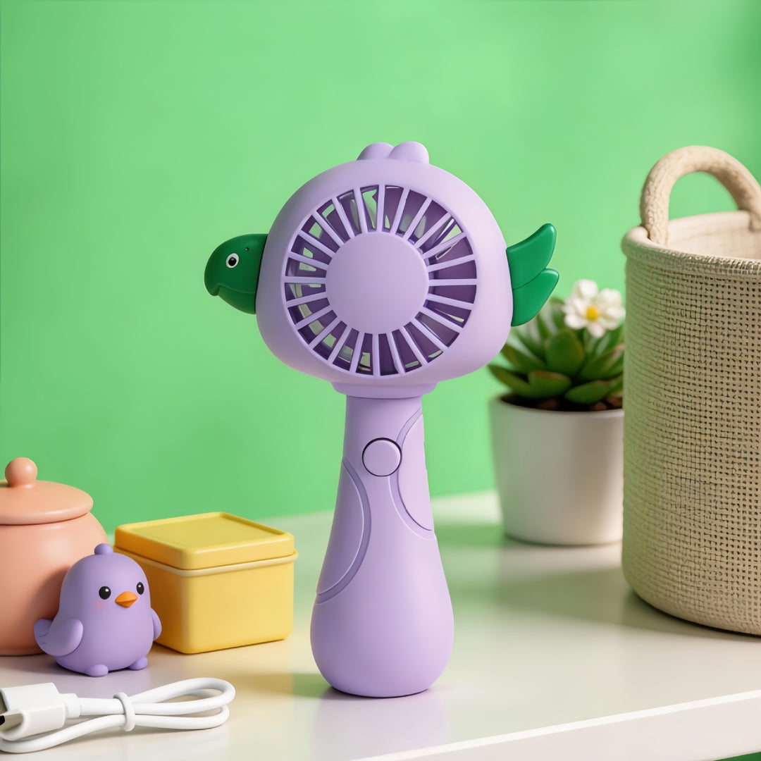 Ladies Hand Fan in Original Animal Design Bowlift