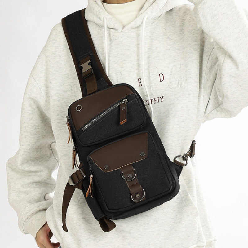 Casual Multi-Pocket Sling Bag Bowlift