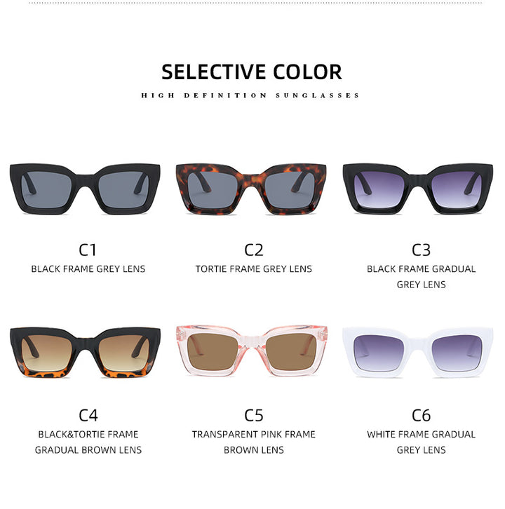 Ladies Square Sunglasses with Luxurious Design Bowlift