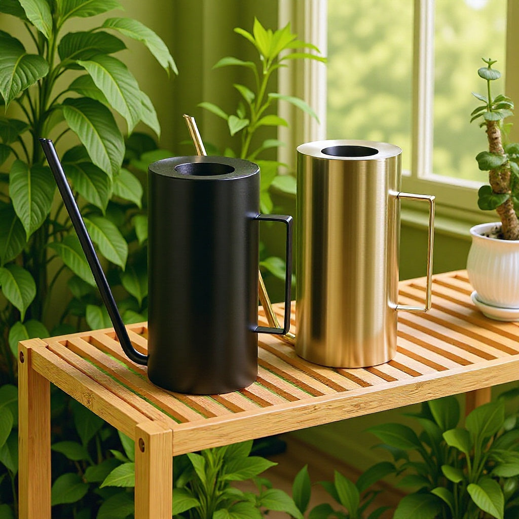 Stylish Stainless Steel Watering Can